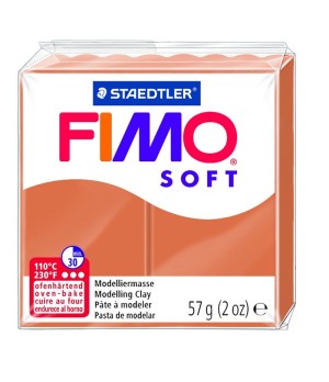 Modelinas FIMO SOFT, 57 g, konjako ruda sp.