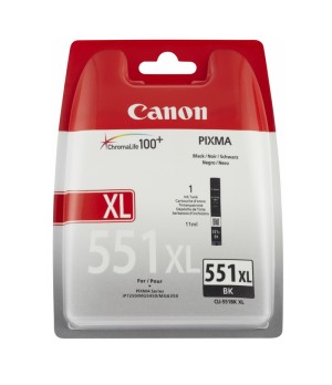 Rašalo kasetė Canon CLI-551XL/6443B001, Juoda