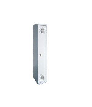 Metalinė persirengimo spinta, 1 durys, 300x500x1800 mm, pilka sp.