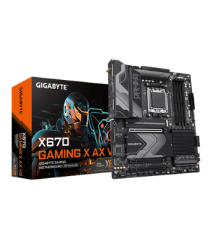 Gigabyte | X670 GAMING X AX V2 | Processor family AMD | Processor socket AM5 | DDR5 DIMM | Supported hard disk drive interfaces 