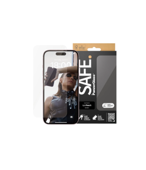 PanzerGlass | SAFE | Screen protector | Apple | iPhone 15 | Glass | Clear | Ultra-Wide Fit