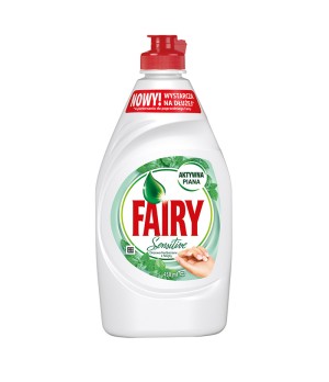 Indų ploviklis FAIRY SENSITIVE Tea Tree & Mint, 450 ml