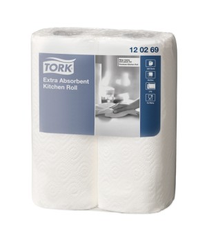 Virtuviniai rankšluosčiai TORK PREMIUM, 2 sluosnių,  120269, 24cmx15.4m, 2 vnt./pak.