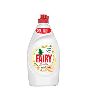 Indų ploviklis FAIRY Sensitive Camomile & Vit E, 450 ml