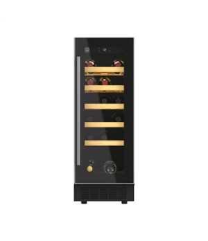 Hoover | Wine Cooler | HWCB 30/1 | Energy efficiency class F | Built-in | Bottles capacity 20 | Black