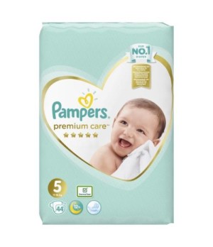 Sauskelnės PAMPERS Premium Care, Value Pack 5 dydis, 44 vnt.