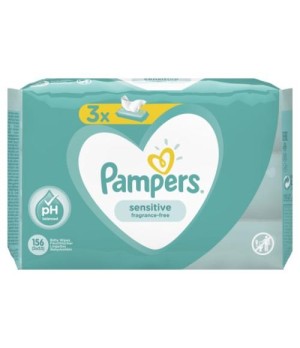 Servetėlės PAMPERS Sensitive,3x52vnt