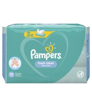 Servetėlės PAMPERS Fresh Clean,3x52vnt