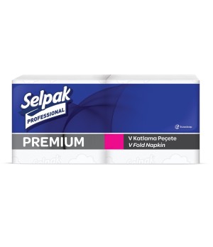 Servetėlės SELPAK PRO Premium V-Fold, dispenseriams, 1 sluoksnis, 250 lapelių