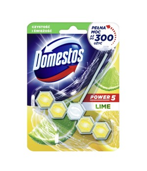 WC valiklis DOMESTOS Power 5, Lime, 55 g