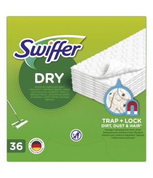 Swiffer Sweeper sausos šluostės, papildymas 36vnt