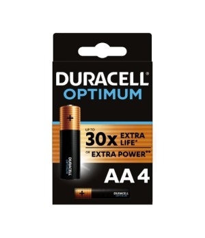 Baterijos DURACELL Optimum, AA, 4 vnt.