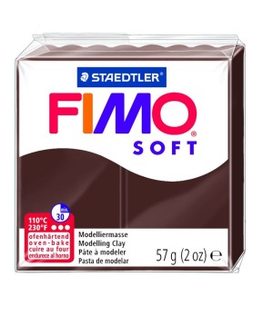 Modelinas FIMO SOFT, 57 g, šokolado ruda sp.