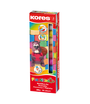 Plastilinas KORES, 10 spalvų