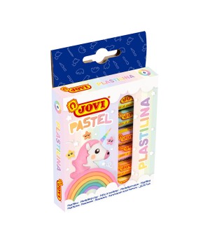 Plastilinas JOVI, 15 g, 6 pastelinės spalvos