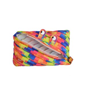 Penalas-pieštukinė ZIPIT Pixel Jumbo Pouch, ZTJ-PX-3, Geltonas