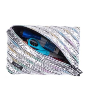 Penalas-pieštukinė ZIPIT Metallic Jumbo Pouch, ZTJ-MT-2, Sidabrinė