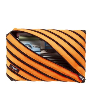 Penalas-pieštukinė ZIPIT Neon Jumbo Pouch, ZJN-2, Oranžinės spalvos