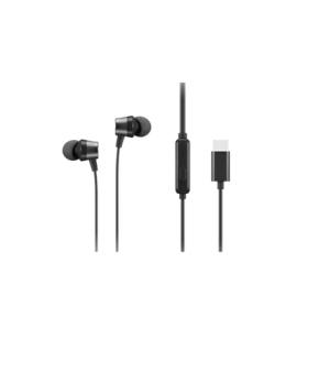 Lenovo | USB-C Wired In-Ear Headphones (with inline control) | 4XD1J77351 | Wired | Black