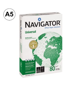 Biuro popierius NAVIGATOR UNIVERSAL, A5, 80 g/m2, 500 lapų