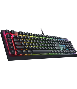 Razer | Mechanical Gaming Keyboard | BlackWidow V4 X | Mechanical Gaming Keyboard | Wired | Russian | Black | Green Mechanical S