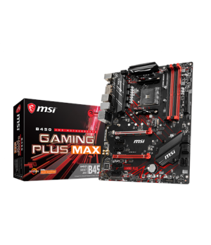 MSI | B450 GAMING PLUS MAX | Processor family AMD | Processor socket AM4 | DDR4 DIMM | Memory slots 4 | Number of SATA connector