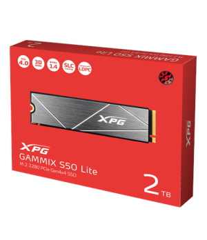 ADATA | XPG GAMMIX S50 Lite | 2000 GB | SSD form factor M.2 2280 | SSD interface PCIe Gen4x4 | Read speed 3900 MB/s | Write spee