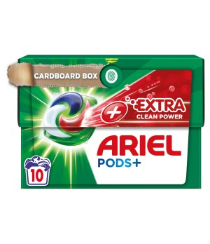 Skalbimo kapsulės Ariel Extra Clean, 10vnt