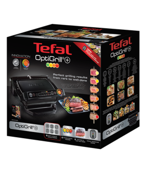 TEFAL | OptiGrill+ | GC712834 | Contact grill | 2000 W | Black