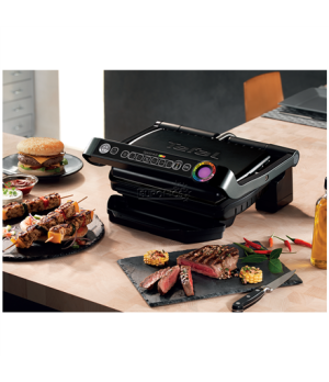 TEFAL | OptiGrill+ | GC712834 | Contact grill | 2000 W | Black