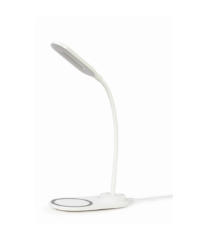 Gembird | Desk lamp with wireless charger (black + white) | TA-WPC10-LED-01-MX | lm | 10 W | 2893-7072 K | h | 2 pcs | LED lamp 