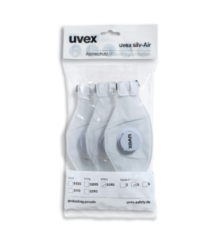 Uvex | silv-Air Premium 5310 flat-fold Mask FFP3 | 3 pc(s)