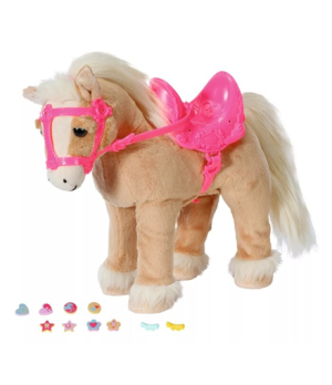 BABY BORN | Doll animal | Plush My Cute Horse | Number of batteries supported: 4 (Not included) Material: Textile, Plastic