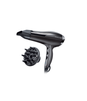 Remington | Hair Dryer | Pro-Air Turbo D5220 | 2400 W | Number of temperature settings 3 | Ionic function | Diffuser nozzle | Bl