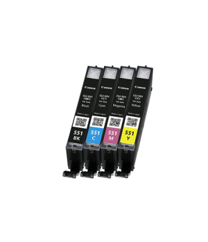 Canon Cartridge | CLI-551 C/M/Y/BK Multipack | Ink | Black, Cyan, Magenta, Yellow