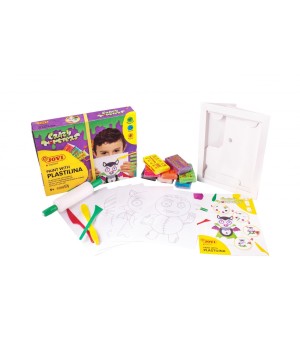 Spalvinimo plastilinu rinkinys JOVI CRAZY MONSTER, su priedais