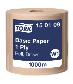 Popieriniai rankšluosčiai Tork Universal 310 W1, 150109, 1 sluoksnio, 33 cm x 1000 m, ruda sp.