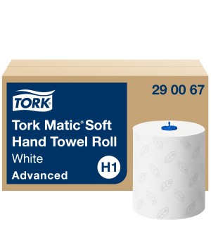 Popieriniai rankšluosčiai TORK ADVANCED H1, 290067,  2 sl., 21 cm x 150 m, balta sp.