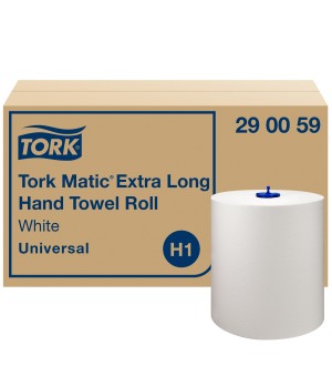 Popieriniai rankšluoščiai TORK UNIVERSAL H1, 290059, 1 sl., 1220 serv., 21 cm x 280 m, balta sp.