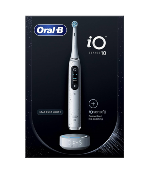 Oral-B Electric Toothbrush iO10 Series For adults Rechargeable Stardust White Number of brush heads included 1 Number of teeth b