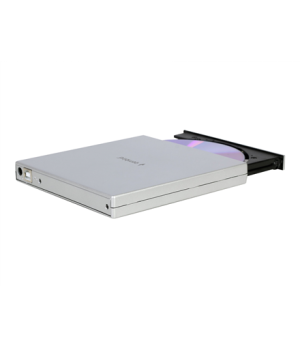Gembird | External USB DVD Drive | DVD-USB-02-SV | Interface USB 2.0 | DVD±RW (±R DL) / DVD-RAM | CD read speed 24 x | CD write 
