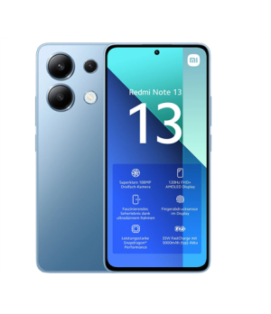 Xiaomi | Redmi | Note 13 | Ice Blue | 6.67 " | AMOLED | 1080 x 2400 pixels | Qualcomm SM6225 | Snapdragon 685 (6 nm) | Internal 