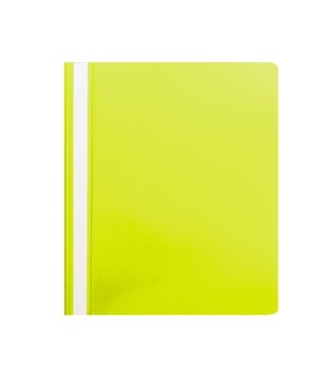 Aplankas dokumentams su įsegėle ELLER A4,  (pak. -25 vnt.), geltonas
