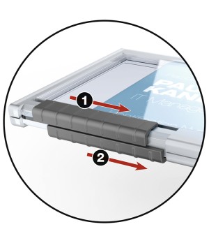 Kabinamas dėklas magnetinei kortelei DURABLE PUSHBOX DUO, 10 vnt./pak.