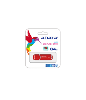 ADATA | UV150 | 64 GB | USB 3.0 | Red