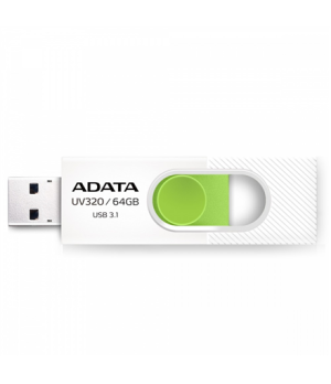 ADATA | UV320 | 64 GB | USB 3.1 | White/Green