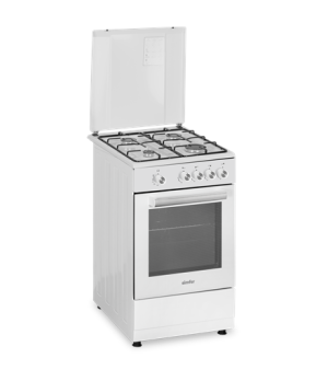 Simfer | Cooker | 4401SGRBB | Hob type Gas | Oven type Gas | White | Width 50 cm | Depth 55 cm | 49 L