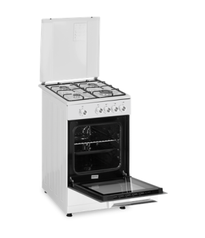 Simfer | Cooker | 4401SGRBB | Hob type Gas | Oven type Gas | White | Width 50 cm | Depth 55 cm | 49 L