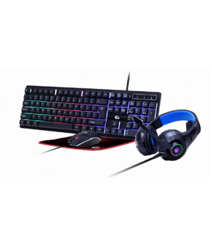 Gembird | 4-in-1 Backlight Gaming Kit "Ghost" | GGS-UMGL4-02 | Gaming Kit | Wired | US | USB