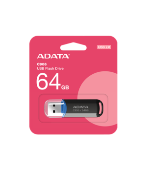 ADATA | USB Flash Drive | C906 | 64 GB | USB 2.0 | Black